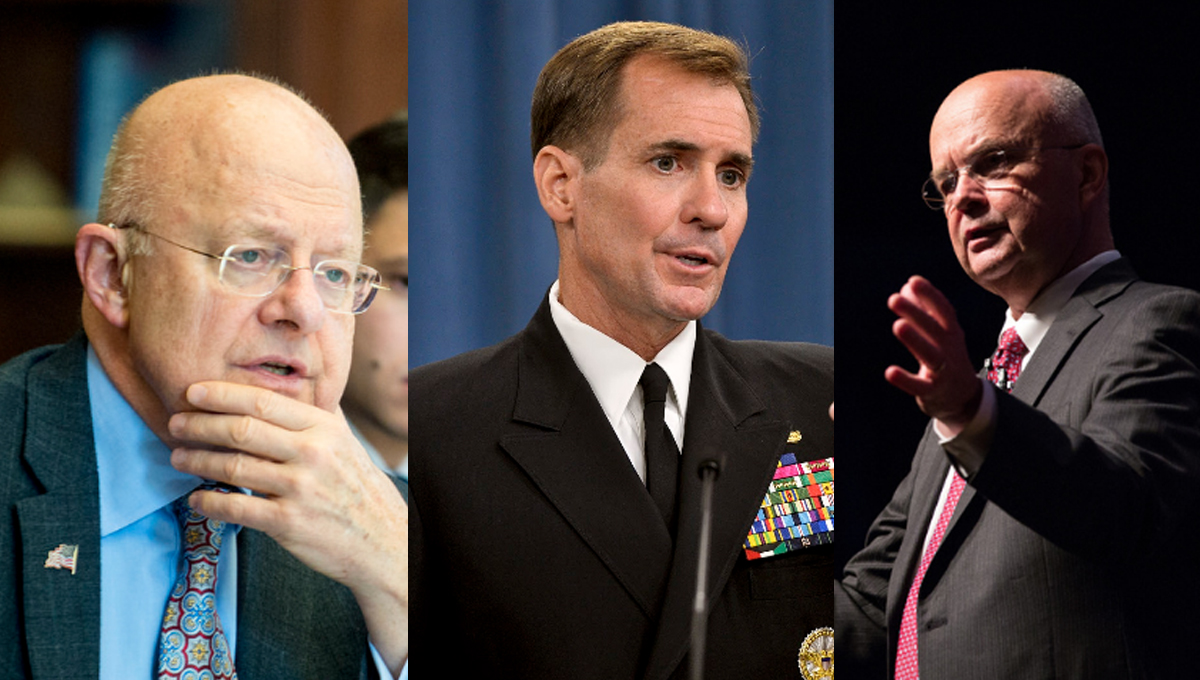 CNN MSNBC CIA Pentagon Clapper Hayden Kirby