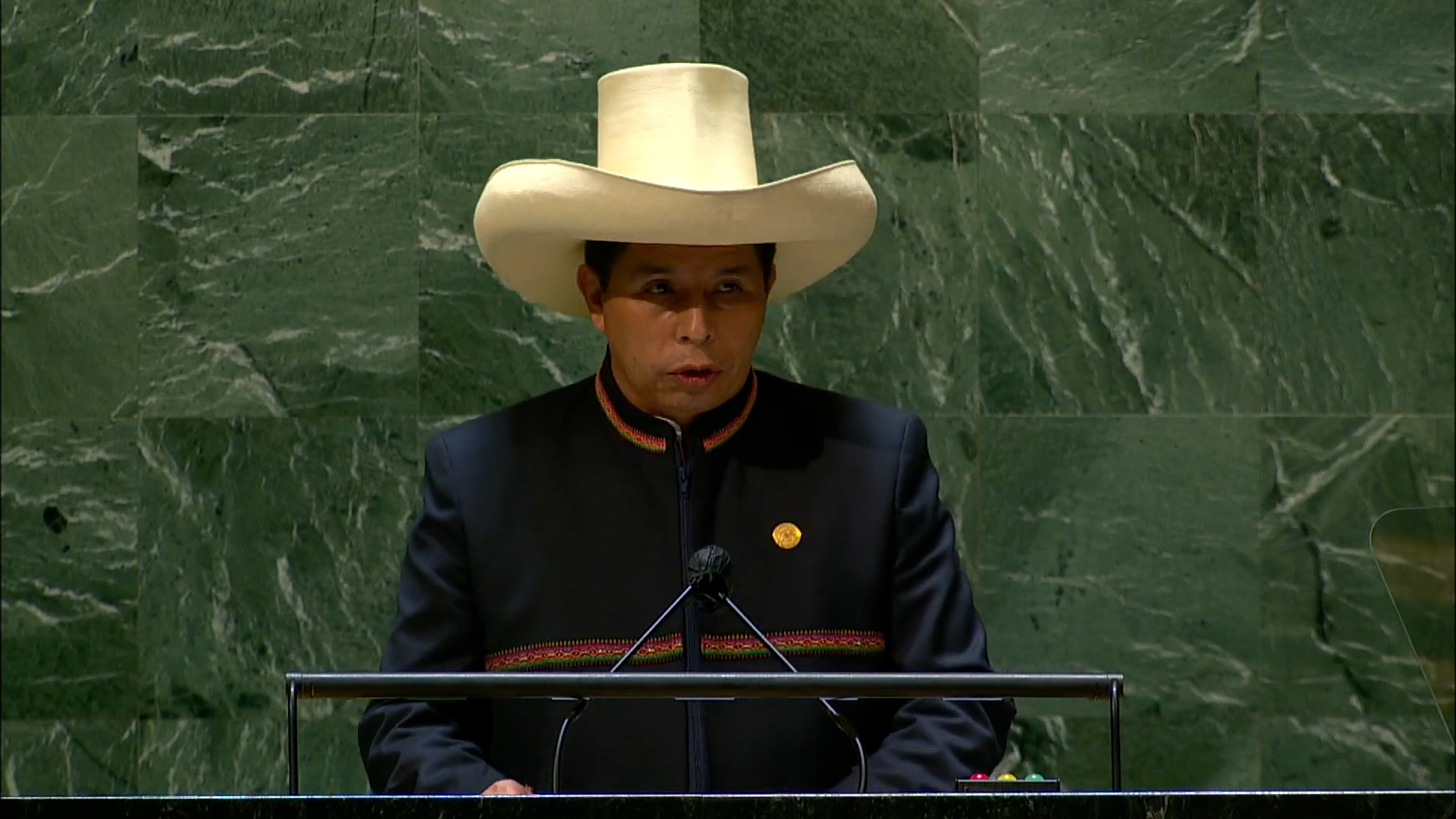 Pedro Castillo Peru UN