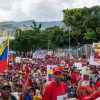 Venezuela protest US sanctions blockade