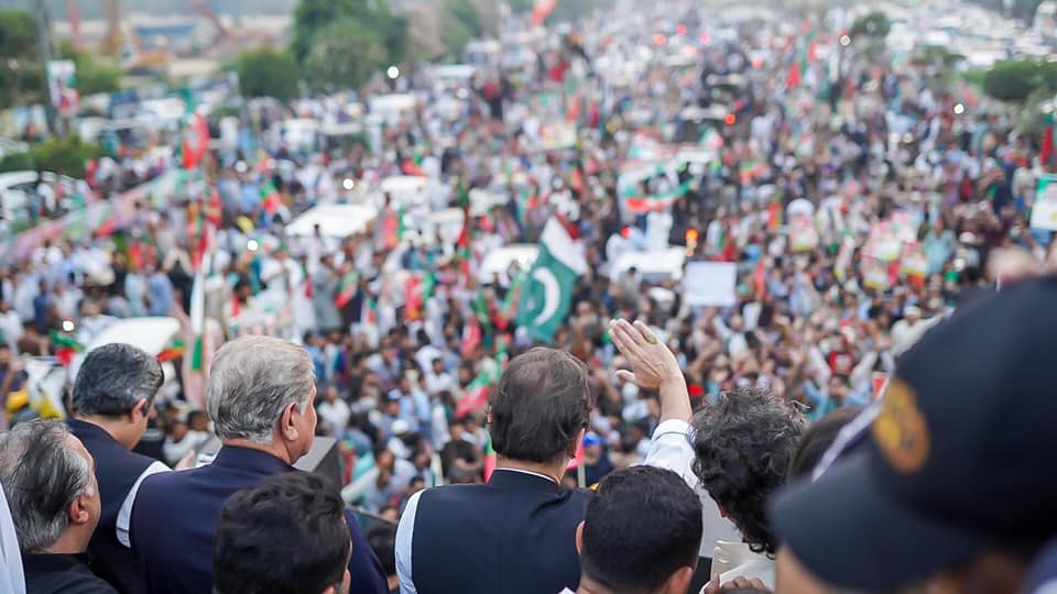 Imran Khan Pakistan rally