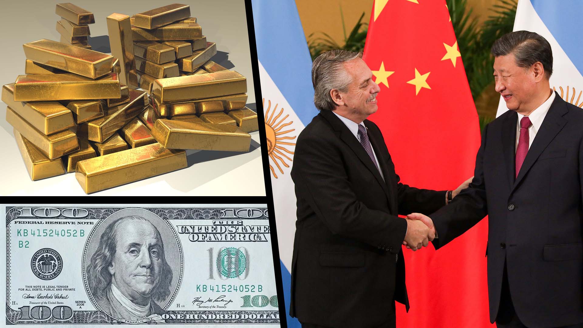China dollar gold Argentina currency swap