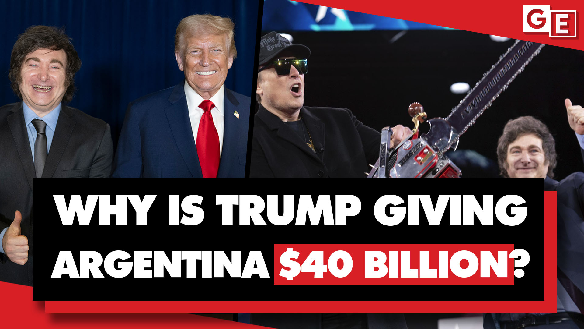 milei trump argentina bailout 40 billion